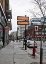 Rue Sainte-Catherine is the most important commercial street in Montreal.