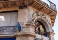 Rue Sainte-Catherine street sign name in Bordeaux Royalty Free Stock Photo