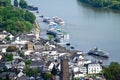 Ruedesheim and Rhine Royalty Free Stock Photo