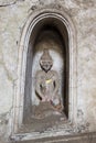 Ruesi or Hermit sculpture on the wall in Khao Luang Cave,Phetchaburi province,Thailand