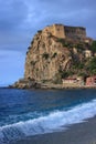 Ruffo Castle on mountain rock. Italy, Scilla