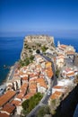 The Ruffo Castle in Scilla, Calabria, Italy. Royalty Free Stock Photo