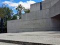 Mexico City, Mexico - Aug 2 2023: Tamayo Museum in Chapultepec presents national and international modern and contemporary art Royalty Free Stock Photo