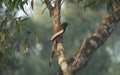 A rufous treepie (Dendrocitta vagabunda) Royalty Free Stock Photo