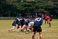 Rugby in action Royalty Free Stock Photo