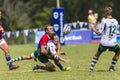 Rugby Action Schools Royalty Free Stock Photo