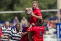 Rugby Action 1st Teams High Schools Royalty Free Stock Photo