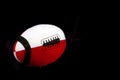 Rugby ball isolated