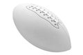 Rugby ball. white ball on a white background. A sport played by people all over the world