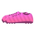Rugby boots icon, cartoon style