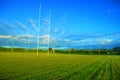 Rugby Field Royalty Free Stock Photo