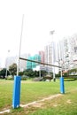 RUGBY FIELD Royalty Free Stock Photo