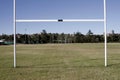 Rugby Field - Goal Royalty Free Stock Photo