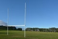 Rugby field Royalty Free Stock Photo