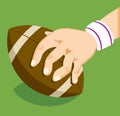 Rugby Football Royalty Free Stock Photo