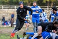 rugby game players during the in first league championship in ukraine autumn