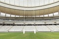 Rugby goal post in a stadium Royalty Free Stock Photo