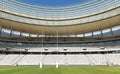 Rugby goal post on a sunny day in the stadium Royalty Free Stock Photo