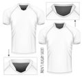 Rugby jersey with different collars.