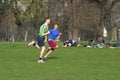 Rugby IN KENSINGTON GARDEN, LONDON