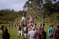 Rugby Line-out Catch