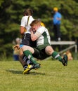 Rugby Men Tackle Canada Royalty Free Stock Photo