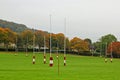 Rugby pitches Royalty Free Stock Photo