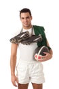 Rugby Player Royalty Free Stock Photo