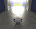 Rugby Sports Stadium Tunnel Entrance Royalty Free Stock Photo
