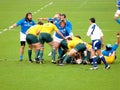 Rugby test match Italy vs Australia Royalty Free Stock Photo