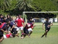Rugby try Royalty Free Stock Photo