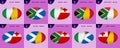 Rugby versus icons for Pool B of international rugby tournament 2023, all games of pool B