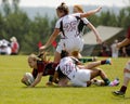 Rugby Woman Tackle