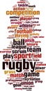 Rugby word cloud