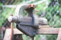 Ruge old metal vice Royalty Free Stock Photo