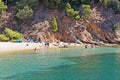 Rugged Aegean Island Beach, Greece