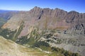 Rugged alpine landscape of the Maroon Bells and the Elk Range, Colorado, Rocky Mountains Royalty Free Stock Photo