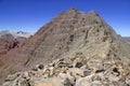 Rugged alpine landscape of the Maroon Bells and the Elk Range, Colorado, Rocky Mountains Royalty Free Stock Photo