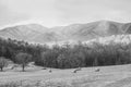 Scenic Blue Ridge Mountain Landscape Royalty Free Stock Photo