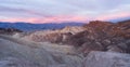 Rugged Badlands Amargosa Mountain Range Death Valley Zabriske Point Royalty Free Stock Photo