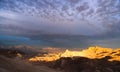 Rugged Badlands Amargosa Mountain Range Death Valley Zabriske Point Royalty Free Stock Photo