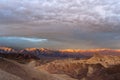 Rugged Badlands Amargosa Mountain Range Death Valley Zabriske Point Royalty Free Stock Photo