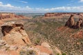 Beautiful Colorado National Monument Landscape Royalty Free Stock Photo