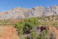 Rugged canyon landscape near Turtle Rock next to Cub Creek Road Royalty Free Stock Photo