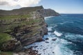 Rugged, Cliff-Lined Coastline in South Africa Royalty Free Stock Photo