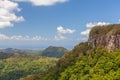 Rugged cliffs in Springbrook National Park. Royalty Free Stock Photo