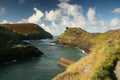 Rugged coast boscastle cornwal