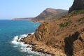The Rugged Coast of Cap Bon, Tunisia Royalty Free Stock Photo