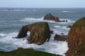 Rugged Coast Cornwall, England Royalty Free Stock Photo