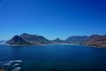 The rugged coast and mountains near Capetown Royalty Free Stock Photo